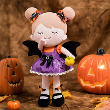 Load image into Gallery viewer, Personalized Halloween Girl Doll + Cloth Basket Gift Set