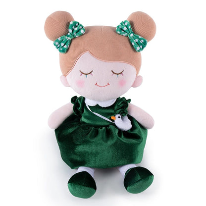 OUOZZZ Personalized Dark Green Plush Doll Green