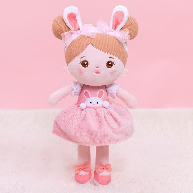 OUOZZZ Personalized Rabbit Girl Plush Doll Abby Bunny