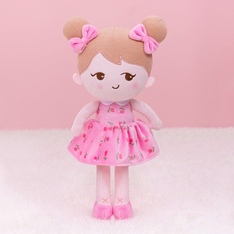 OUOZZZ Personalized Playful Pink Plush Doll Becky Pink