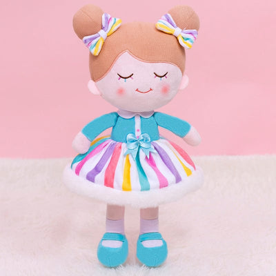 OUOZZZ Personalized Rainbow Plush Doll Iris Rainbow