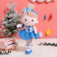 Load image into Gallery viewer, OUOZZZ Personalized Blue Girl Plush Doll Abby Ballerina