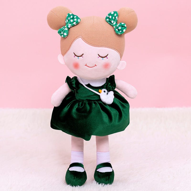 OUOZZZ Personalized Dark Green Plush Doll Green