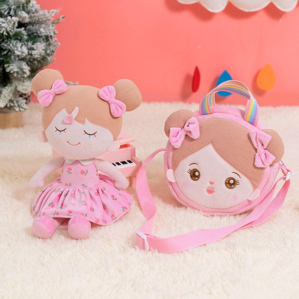 OUOZZZ Personalized Doll and Optional Accessories Combo 💓I - Pink / Doll + Bag A