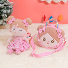 Load image into Gallery viewer, OUOZZZ Personalized Doll and Optional Accessories Combo 💓I - Pink / Doll + Bag A