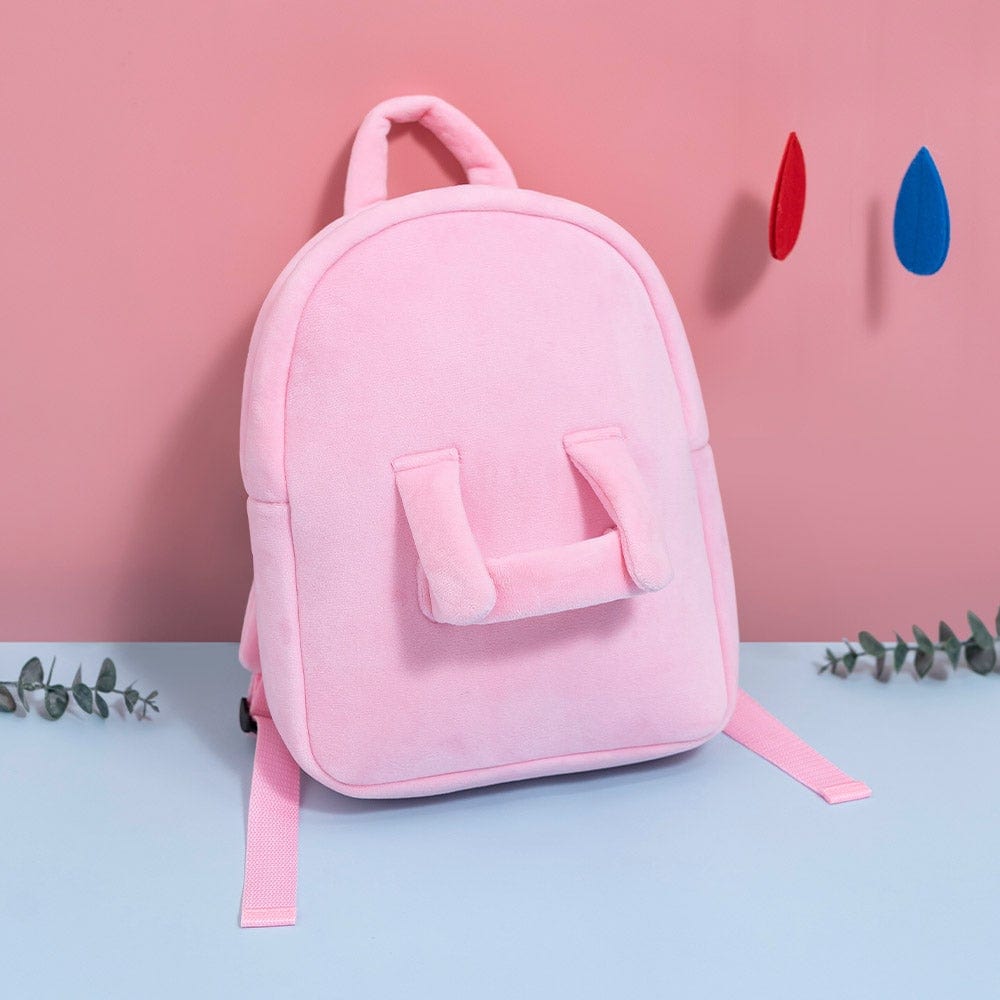 OUOZZZ Personalized Rainbow Doll and Bag Gift Set Iris Rainbow + Backpack
