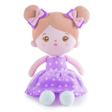 Load image into Gallery viewer, OUOZZZ Personalized Sweet Girl Purple Plush Doll