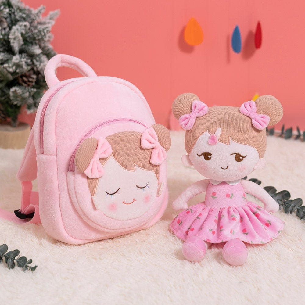 OUOZZZ Personalized Doll and Optional Accessories Combo ❣️B - Pink / Doll + Bag I