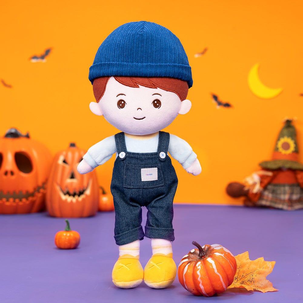 OUOZZZ Halloween Sale - Personalized Doll Baby Gift Set Brown Hair Boy Doll