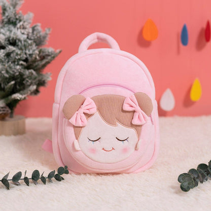 OUOZZZ Personalized IRIS Pink Doll Backpack Pink Backpack