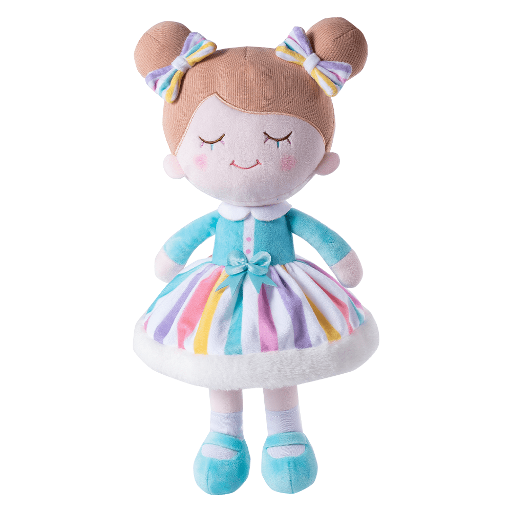 OUOZZZ Personalized Rainbow Plush Doll Iris Rainbow