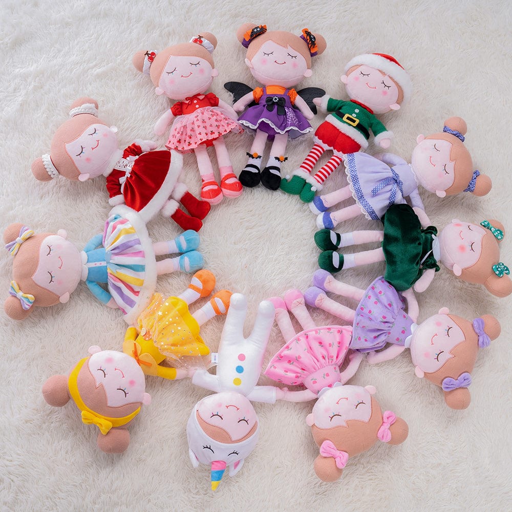 OUOZZZ Personalized Smile Iris Girl Plush Doll - 10 Color