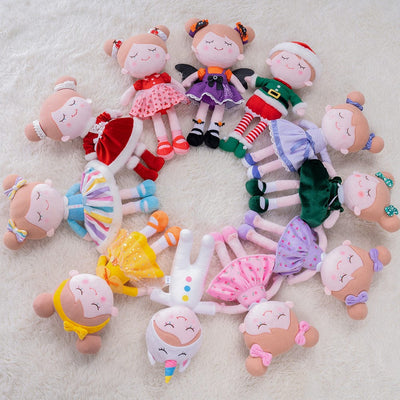 OUOZZZ Personalized Smile Iris Girl Plush Doll - 10 Color