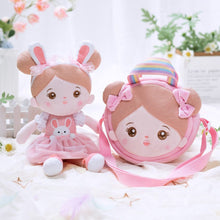 Load image into Gallery viewer, OUOZZZ Personalized Doll and Optional Accessories Combo 🐰A - Rabbit / Doll + Bag A