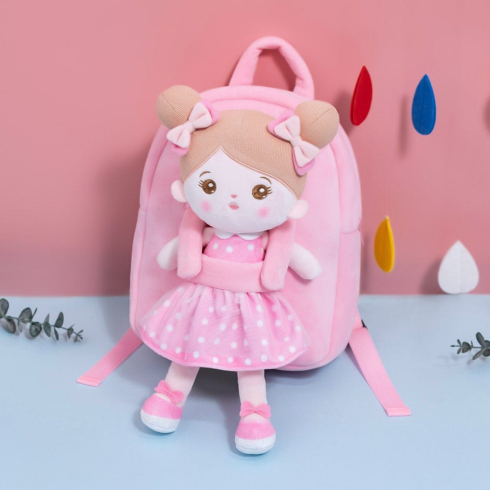 OUOZZZ Personalized Doll and Optional Accessories Combo 💕A - Pink / Doll + Bag B
