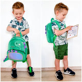 Personalized Plush Baby Backpack And Optional Doll