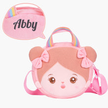 Load image into Gallery viewer, OUOZZZ New Upgrade - Personalized Plush (15 Inch) Doll Gift Set For Kids Shoulder Bag
