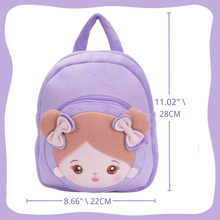 Load image into Gallery viewer, OUOZZZ Personalized Sweet Purple Backpack Only Backpack