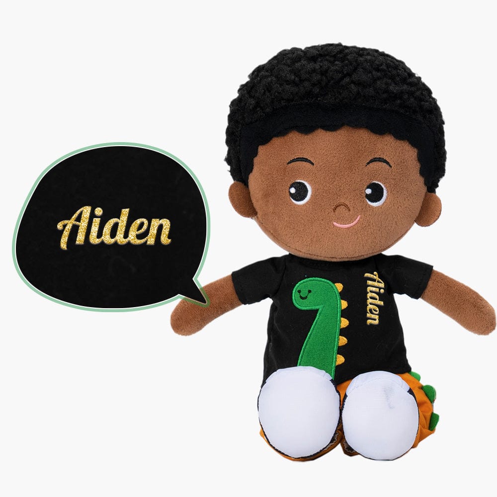 Black Boy Toy Doll For Sale Personalized Plush Baby Doll, 24