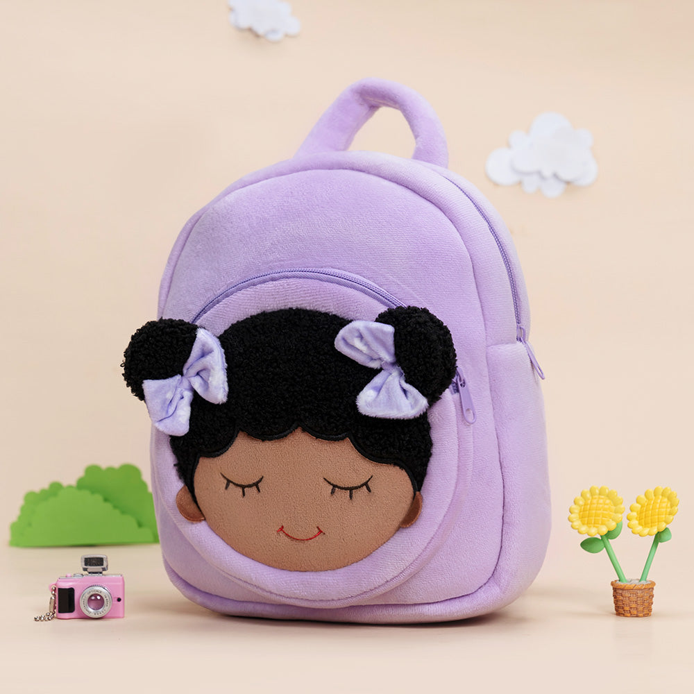Personalized Deep Skin Tone Pink Dora Backpack