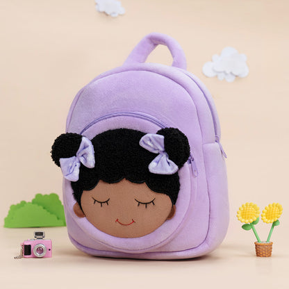 Personalized Deep Skin Tone Pink Dora Backpack