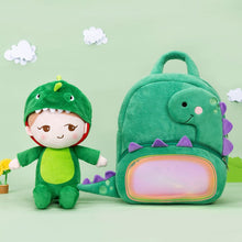 Load image into Gallery viewer, OUOZZZ Animal Series - Personalized Doll and Backpack Bundle 🦖Dinosaur Doll + Bag