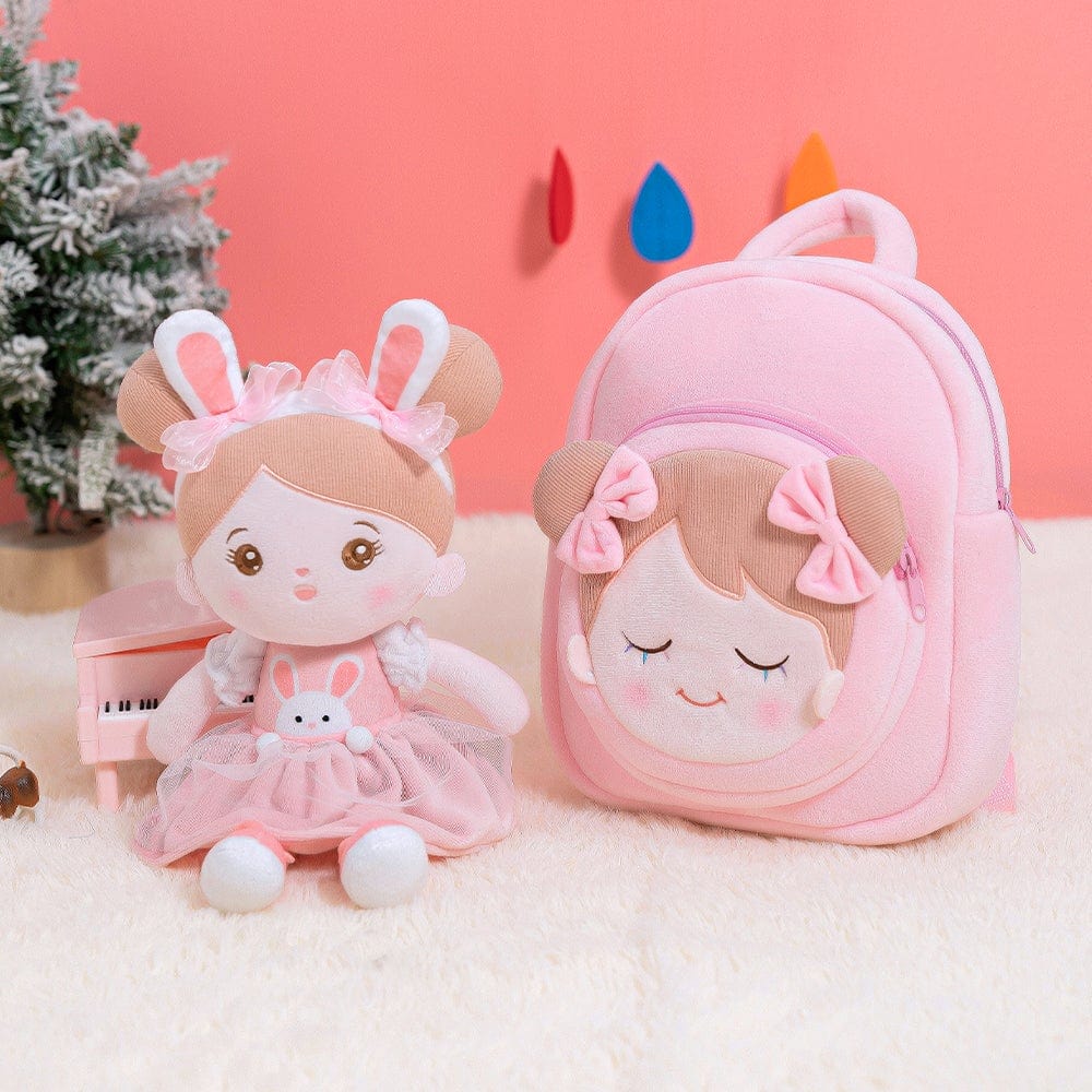 OUOZZZ Personalized Doll and Optional Accessories Combo 🐰A - Rabbit / Doll + Bag I