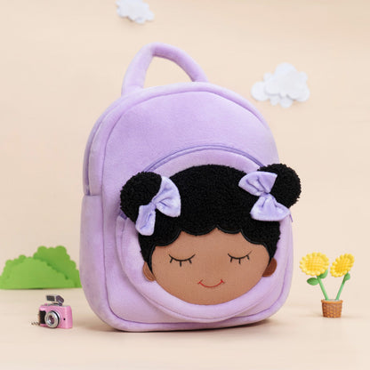 Personalized Deep Skin Tone Pink Dora Backpack