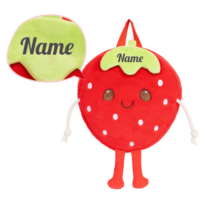 Personalized Plush Backpack For Kids