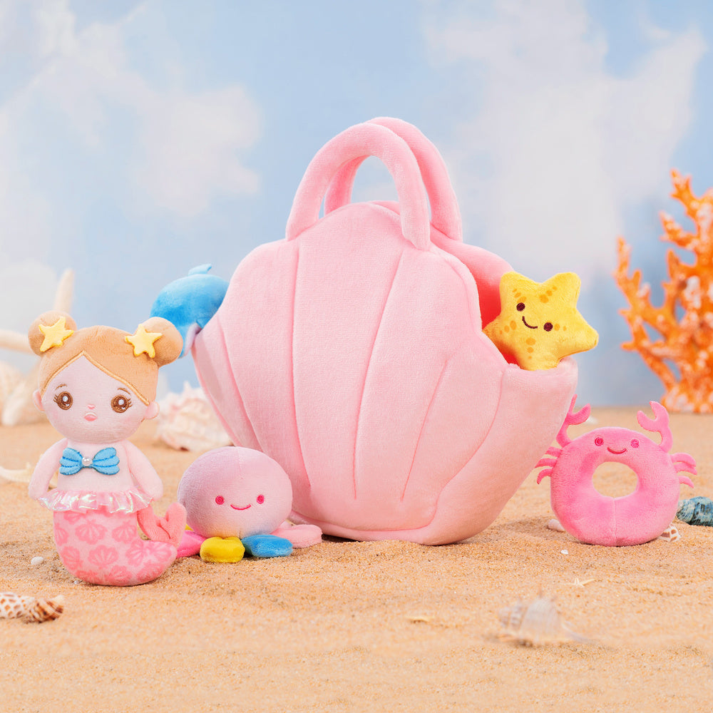 Personalized Plush Playset Sensory Toy Kit - 9 Themes