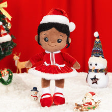 Load image into Gallery viewer, OUOZZZ Christmas Sale - Personalized Baby Doll + Backpack Combo Gift Set Christmas Red Girl Doll / Only Doll