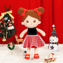 Load image into Gallery viewer, OUOZZZ Christmas Sale - Personalized Baby Doll + Backpack Combo Gift Set Deep Red Dress Doll / Only Doll
