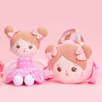 OUOZZZ Personalized Sweet Girl Doll With Shoulder Bag