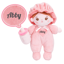 Load image into Gallery viewer, Personalized Mini Plush Rag Baby Doll Gift Set