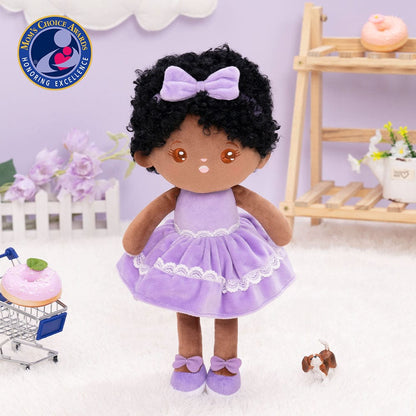 OUOZZZ Personalized Plush Rag Baby Doll - Different Skin Tones