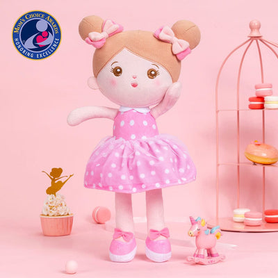 OUOZZZ Personalized Plush Rag Baby Doll - Different Skin Tones