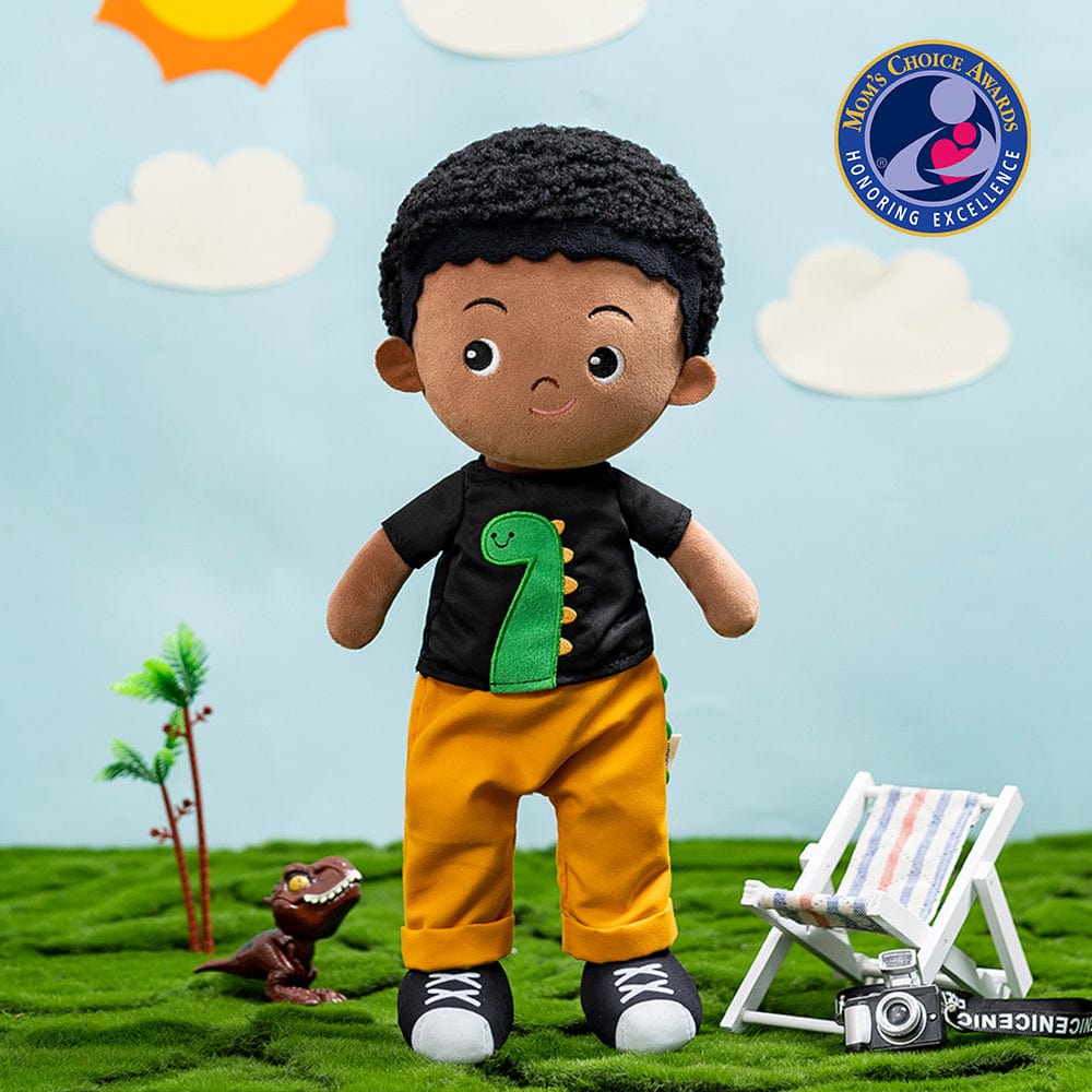 OUOZZZ Personalized Plush Rag Baby Doll - Different Skin Tones