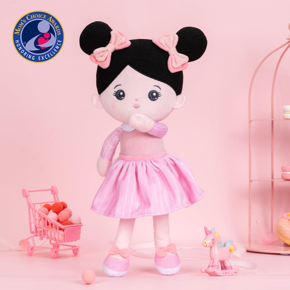 OUOZZZ Personalized Plush Rag Baby Doll - Different Skin Tones