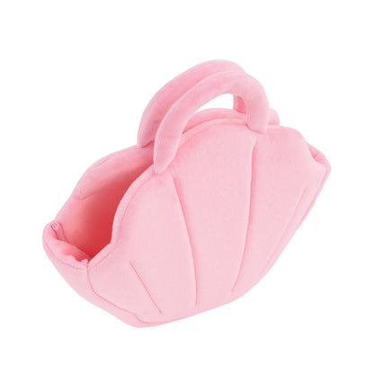 Personalized Baby's First Mermaid Shell Bag Sensory Toy Plush Playset