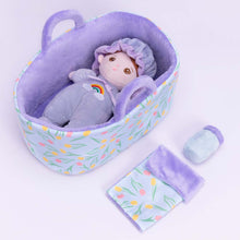 Load image into Gallery viewer, Personalizedoll Personalized Purple Mini Plush Baby Girl Doll &amp; Gift Set Gift Set🎁