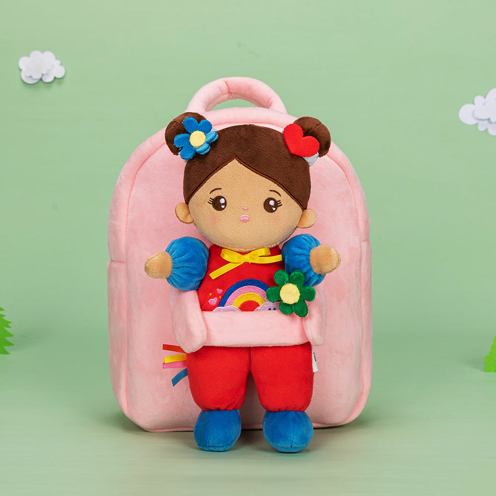 Personalized 10-inch Plush Doll + Backpack