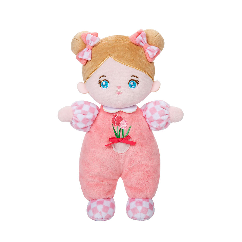 Personalized Blue Eyes Mini Plush Baby Girl Doll