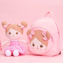 Load image into Gallery viewer, OUOZZZ Personalized Baby Doll + Backpack Combo Gift Set