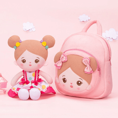 OUOZZZ Personalized Baby Doll + Backpack Combo Gift Set