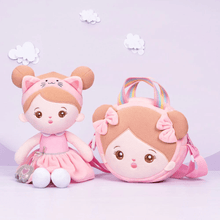 Load image into Gallery viewer, OUOZZZ Personalized Plush Doll + Shoulder Bag Combo