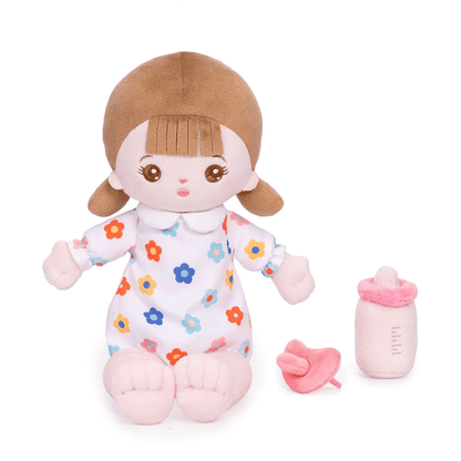 Personalizedoll Personalized Plush Lite Baby Girl Doll (Interchangeable Clothes)
