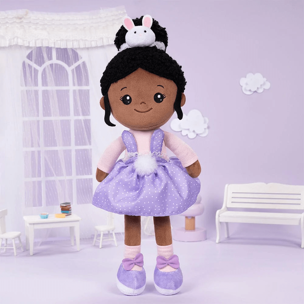 OUOZZZ Ouozzz Personalized Easter Bunny Plush Doll Spring Gift Set For Kids