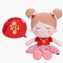 Load image into Gallery viewer, OUOZZZ Personalized Sweet Plush Doll For Kids Iris Red