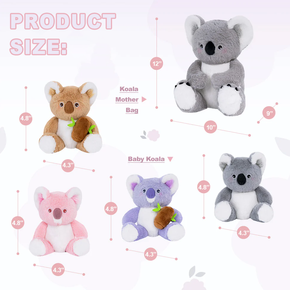 Baby's First Stuffed Animals Family Plush Playset Gift Set