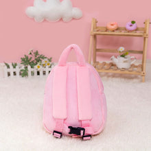 Load image into Gallery viewer, OUOZZZ Personalized Playful Girl Pink Backpack Only Backpack